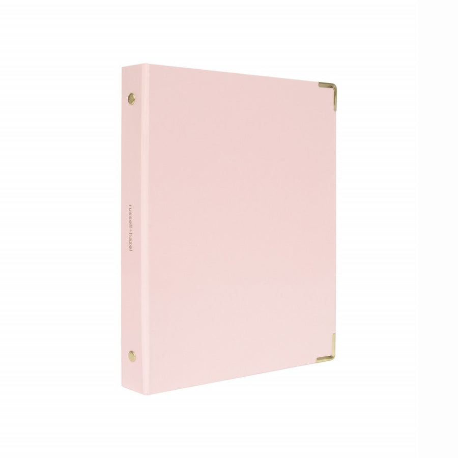 Blush mini binder