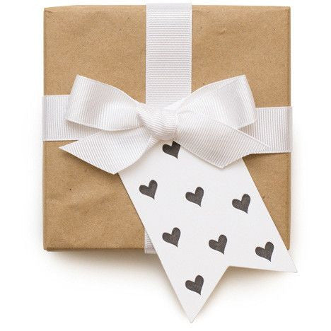 Black Hearts Gift Tag