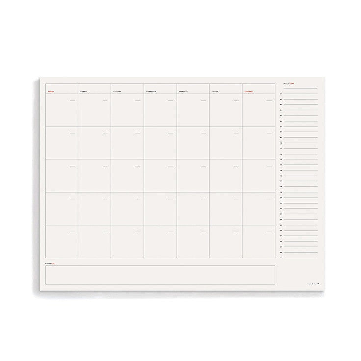 R+H Calendar Pad